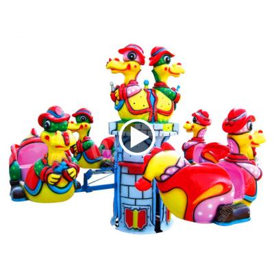 China Dinosaur Spinning Carousel, Kiddie Rides Mini Amusement Carousel For Sale for sale