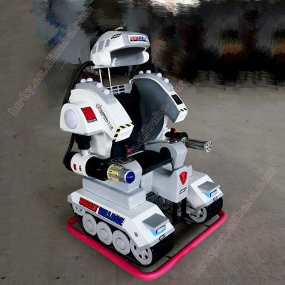 China Outdoor Luxury Playground China Amusement Park Robot Rides/Kids Robot Kids Electric Walking Rides On Robot for sale