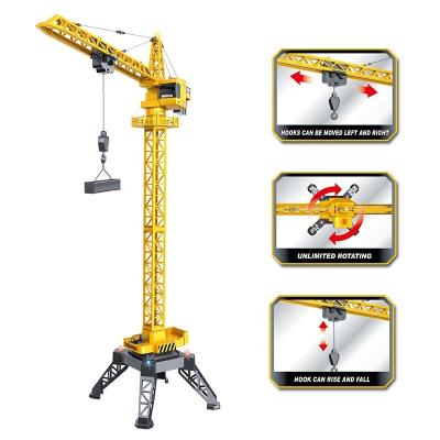 China 2022 RC Crane Truck Model Hot Selling Rc Car Construction Toys Vehicles Huina 1585 Radio Control Tower for sale