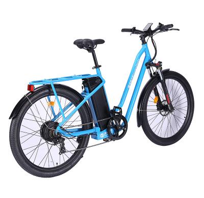 China Aluminum Alloy DIY installation 27 inch Electric bike Puncture-proof tires Mountain Bike CKD package moped bicycle for delivery man for sale