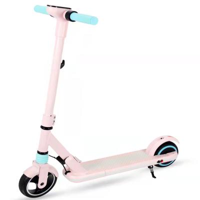 China Child Easy Carry 130w Lightweight Electric Scooter For Kids Speed ​​Up To 14km Kids Moped Kick Scooter for sale