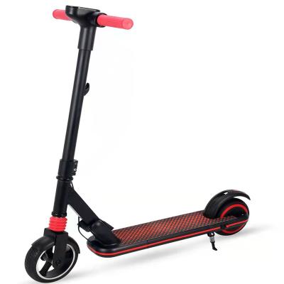 China Original New Design Rubber Kids 130w Motor Scooter Li-ion Battery Safe Electric Moped Scooter For Kids for sale