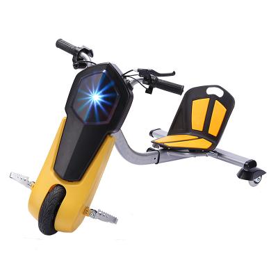 China Unisex Drift Kart Electric Scooter SIMATE D3 8 Inch 3 Speed Gear Band Brake LED Lights Drift trike for sale