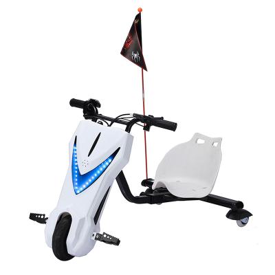 China 2022 Electric Current 250W 36V Lithium Battery Adjustable Drift Rider Unisex Length Drift Tricycle for sale