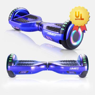 China Dropshipping USA Warehouse Unisex Led 6.5 Inch Two Wheel Lightweight Smart Self Balancing Electric Scooter for sale