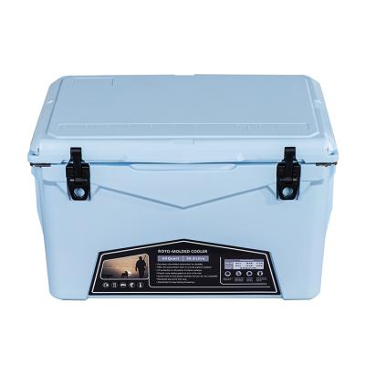 China Professional 60QT waterproof rotomolded camping outdoor cooler box large cooler box catering cooler box for sale