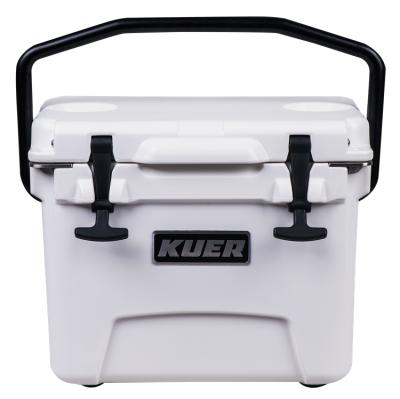 China Waterproof Top Selling Guaranteed Quality 9.5l Fish Storage and Transport White Plastic Insulated Ice Cooler Boxes for sale