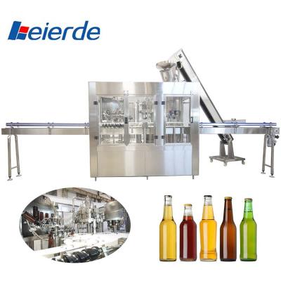 China 2000BPH -20000BPH Beer Bottle Filling Equipment  3 In 1 Good Sealing Performance for sale