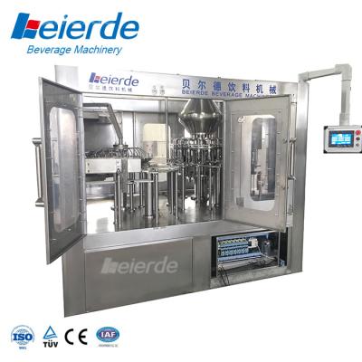 China Monoblock Pet Bottle Soda Filling Machine 380V 220V High Accuracy for sale