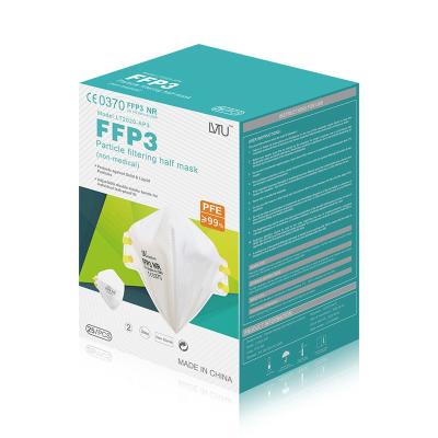 Chine Particule FFP3 respirable se pliante filtrant le demi masque à vendre