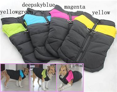 China Colorful Luxury Husky Dog clothing for Winter Vests Coats Waterproof for sale