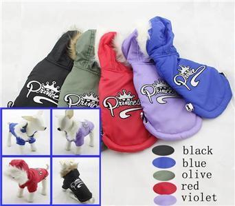 China Warmest Fur Winter Dog Coats , small dog apparel for small dog bichon frise for sale