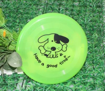 China Plastic Frisbee pet dog toys green color Funny and lovely for sale