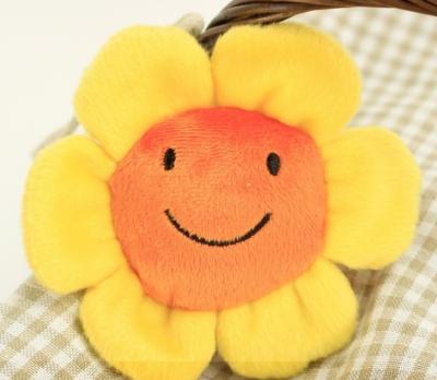 China Sunflower Squeaker Pet Dog Toys plush / polyester / latex OEM for sale