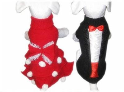 China Pet Bride And Groom Dog Costumes XS - XL for Chihuahuas , Pomeranian for sale