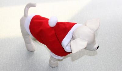 China Fashion Doggy christmas outfits for small dog clothes Red Hooded XS / S / M for sale