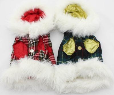 China Teddy , Pitbulls Christmas Dog Clothes Coat With Printed Logo Comfortable for sale