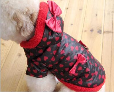 China Autumn , Winter Cotton Mid-Size Medium Dog Clothes for Puppys Bichon Frise for sale