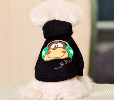 China Black Dog Hooded Sweatshirts / Pet Pullover Sweatshirt for winter OEM ODM for sale