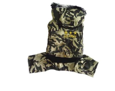 China Waterproof medium camouflage dog coat puppy clothes for chihuahuas XS XX for sale