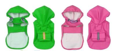 China Pet Clothing  Dachshund  Raincoat Heavy Duty Strong Waterproof green , Pink Color for sale