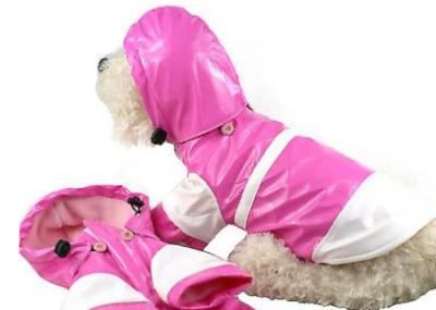 China PVC Female Akita Dog Clothes Raincoat with Hat Waterproof XL for Shiba , Beagle Pet for sale