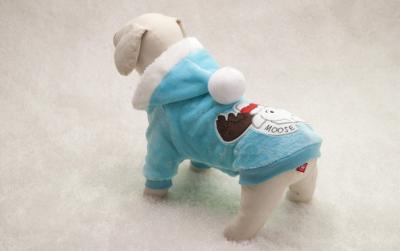 Chine Les chiens de St Bernard/chat ont personnalisé le pull molletonné à capuchon bleu confortable de luxe XS S M L XXL à vendre