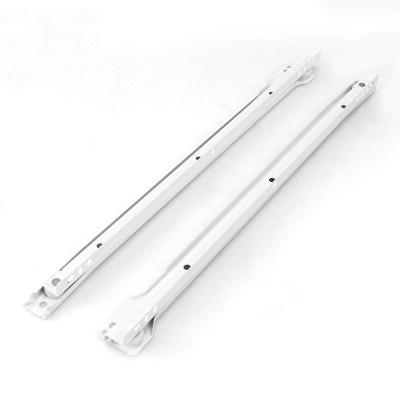 China Hot Selling Corredera Para Cajones Muebles Self Closing Soft Slide Telescopic Drawer Zero Bottom Mounted Rail Furniture Hardware for sale