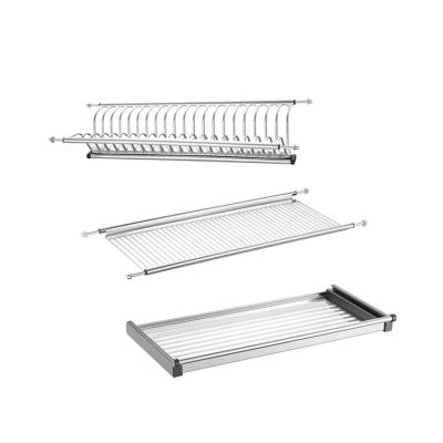 China Modern Buffet Stainless Steel Dish Shelving Storage Drying Rack for sale