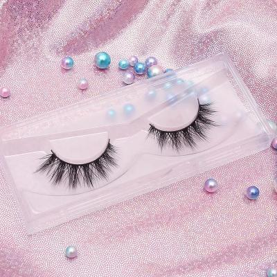 China Private Label Natural Long False Eyelashes 15-18mm Real Silk False 3D Eyelashes for sale