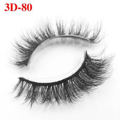 China Long Natural READY TO SHIP new style lashes silk lashes 18mm length faux mink lashes with free box 3d faux mink lashes for sale