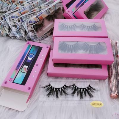 China Natural Soft Hot Selling Extra Long Mink Lashes Lashes 25mm Thick Dramatic 3d Mink Eyelashes for sale