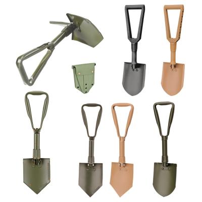 China Factory military shovel multifunctional military folding shovel, foldable shovel military for sale