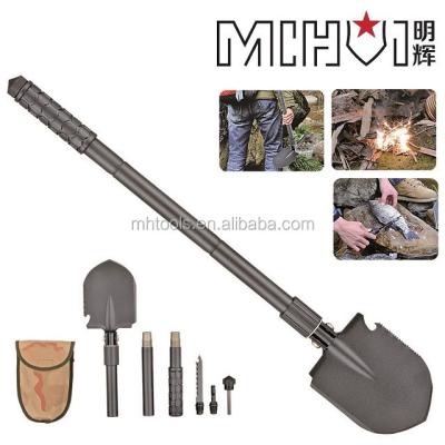 China RESCUE Multifunctional Folding Shovel Multi Purpose Folding Shovel for sale