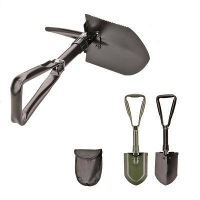 China 303G Folding Survival Telescopic Shovel, Camping Tactical Shovel w/ Pick - Heavy Duty, Entrenching Tool for Off Road, Camping, Gardening, Beach for sale