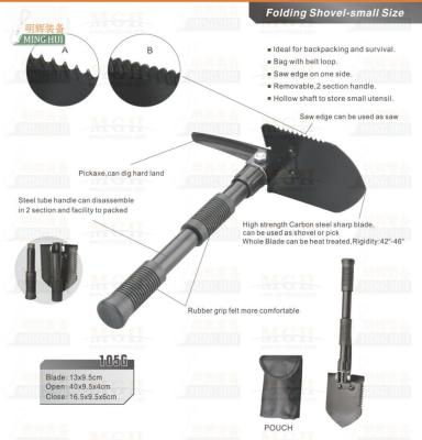 China Universal function foldable multi shovel for sale