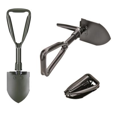 China 201G Size Folding Survival Telescopic Medium Shovel, Camping Shovel With Pickaxe - Carbon Steel Metal Shovel Shovel for sale