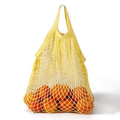 China Wholesale Cheap Recycled Net Reusable Organic Cotton Short Mesh Bag Eco Friendly Hemp Product Fruit Vegetable Bag for sale