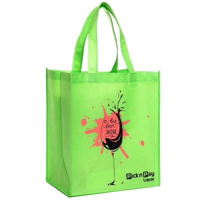 China Eco Friendly Recyclable Reusable Printing Shopping Customized Reusable Packaging Bags Rpet Foldable Non Woven Bag for sale