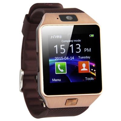 China Touch screen black gold gsm white silver sim call smart watch dz09 simcard camera smartwatch for sale