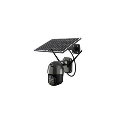 China Night vision built-in solar outdoor full color wifi camera dome ptz pir camera surveillance siren camera for sale