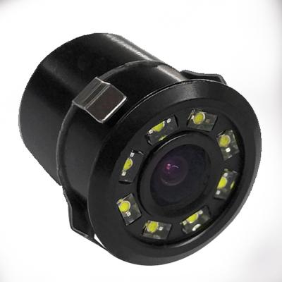 China Rear View Camera / Rear View Car Camera 8 Round Shape HD Front Led Night Vision Car Camera for sale