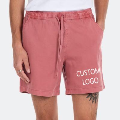 China Anti-Wrinkle Quality Custom Cotton Distressed Shorts Vintage Acid Washed Shorts For Men for sale