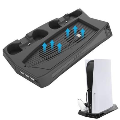 China KINGSTAR Vertical Console Fan Dock Charging Stand For PlayStation 5 PS5 Game Accessories With 2 Fans 3 HUB KS-CS12 for sale