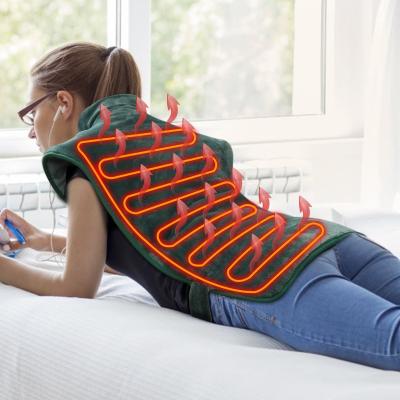 China Body Pain Relief Electric Heating Pad for Shoulder Neck and Back Wrap for sale