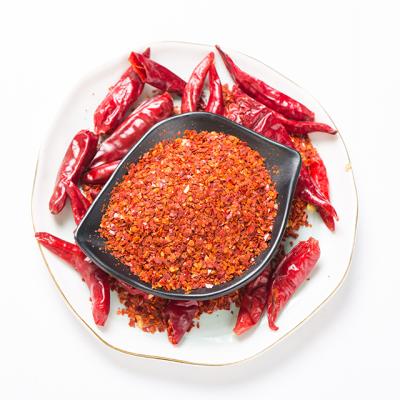 China Dried gochugaru red pepper flakes with sweet scoville level for sale