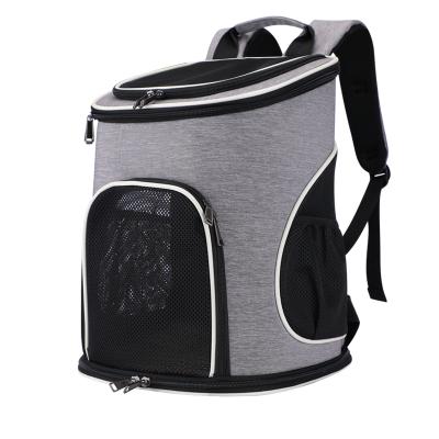 China Good Price Viable Dog Puppy Cat Bag Transport Pet Carrier Backpack Mesh Back Bag Animal Backpack For Cat Dog for sale