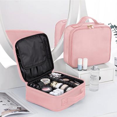 China High Quality Good Price Travel Makeup Train Case Pink Training Cases Make Up Portable Train Case for sale