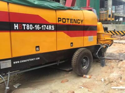 China Underground Concrete Pump 200m Theoretical Vertical Reach 0.7 - 0.8m3 Hopper Capacity for sale