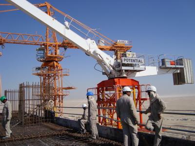 Chine Portée horizontale maximale de 38m Boom de placement en béton électrique Boom de placement en béton précis à vendre